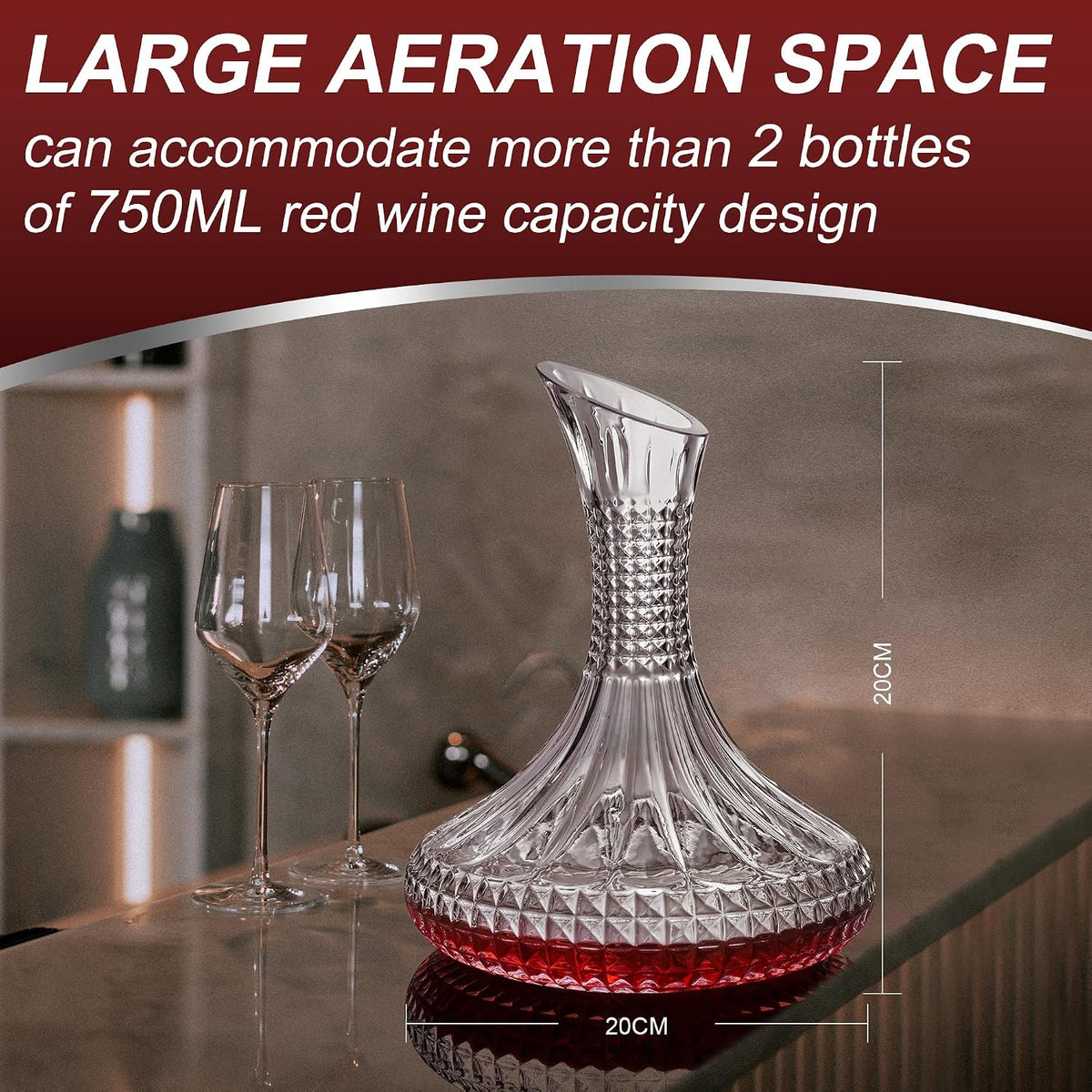 Thick Wine Decanter with Gift Box