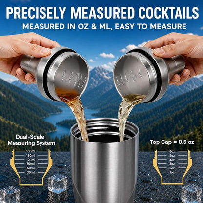 Lexenic 24oz Vacuum Insulated Hybrid Cocktail Shaker - Premi