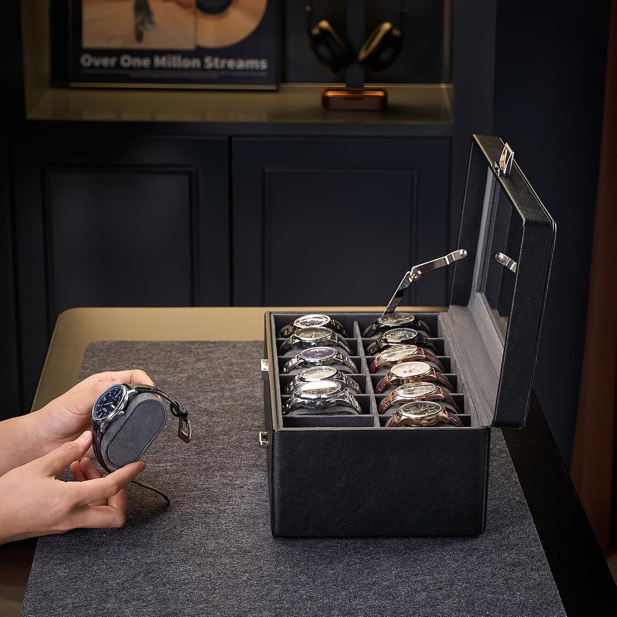 ProCase 12 Slot Watch Box for Men