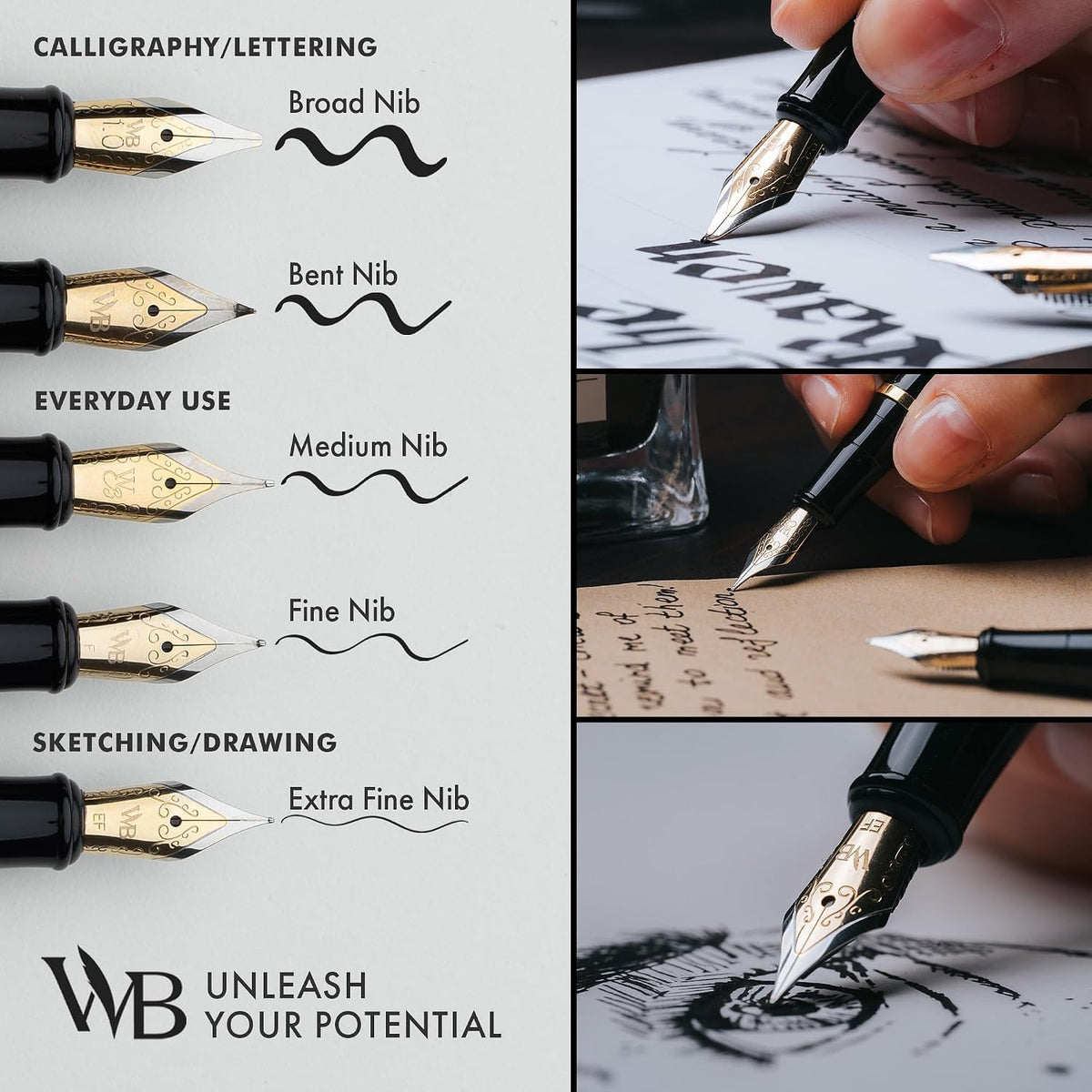 Wordsworth & Black Fountain Pen Set for Writing