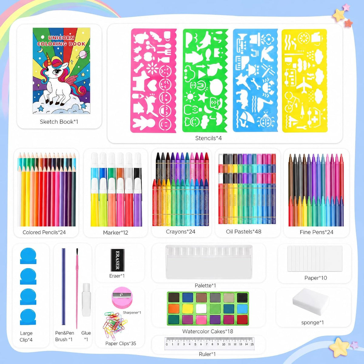 homicozy Art Supplies for Kids