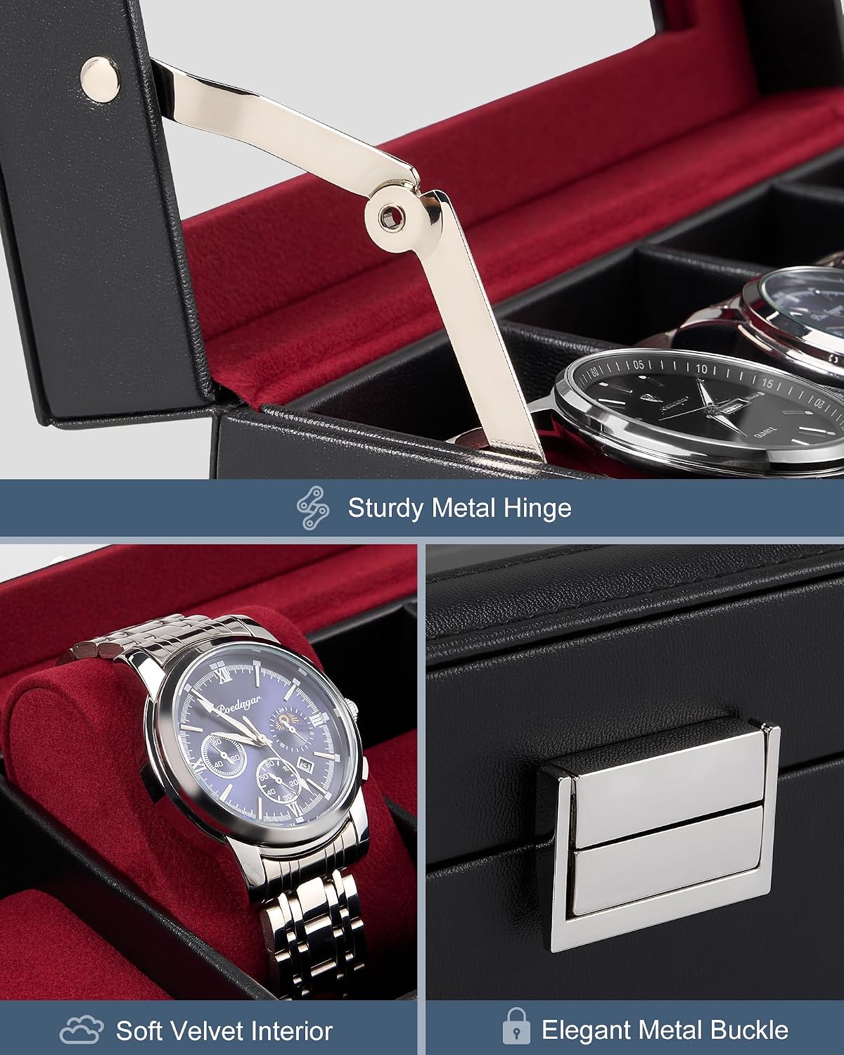 Lolalet Watch Box for Men