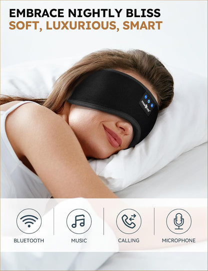 MUSICOZY Sleep Headphones Bluetooth 5.4 Headband Sleeping He