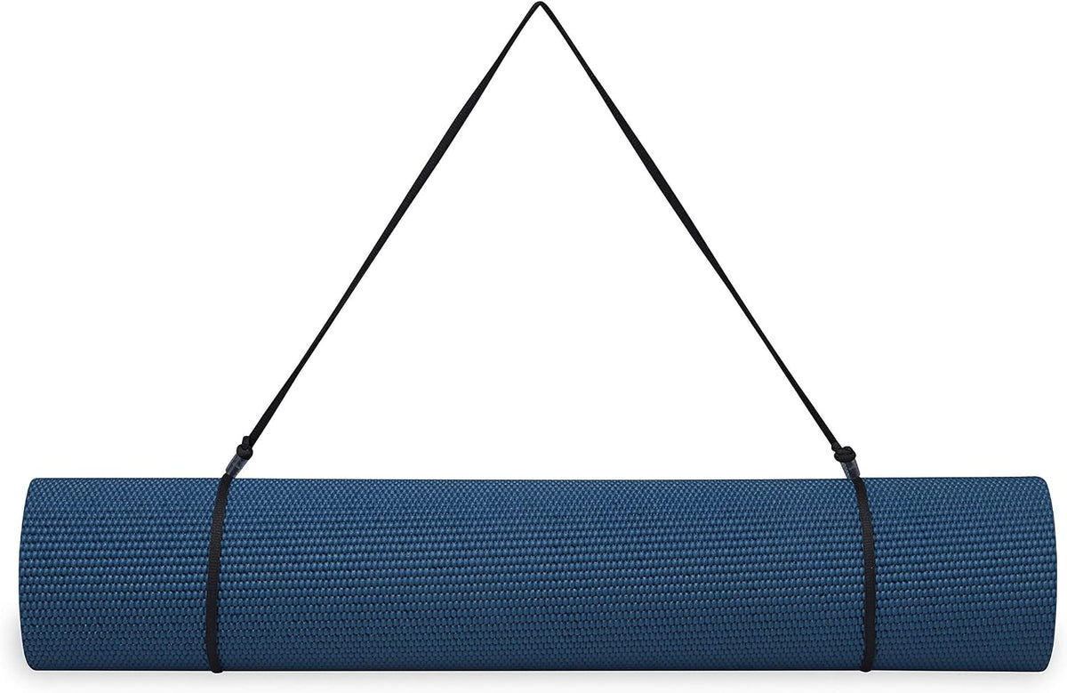Gaiam Essentials Premium Yoga Mat with Yoga Mat Carrier Slin