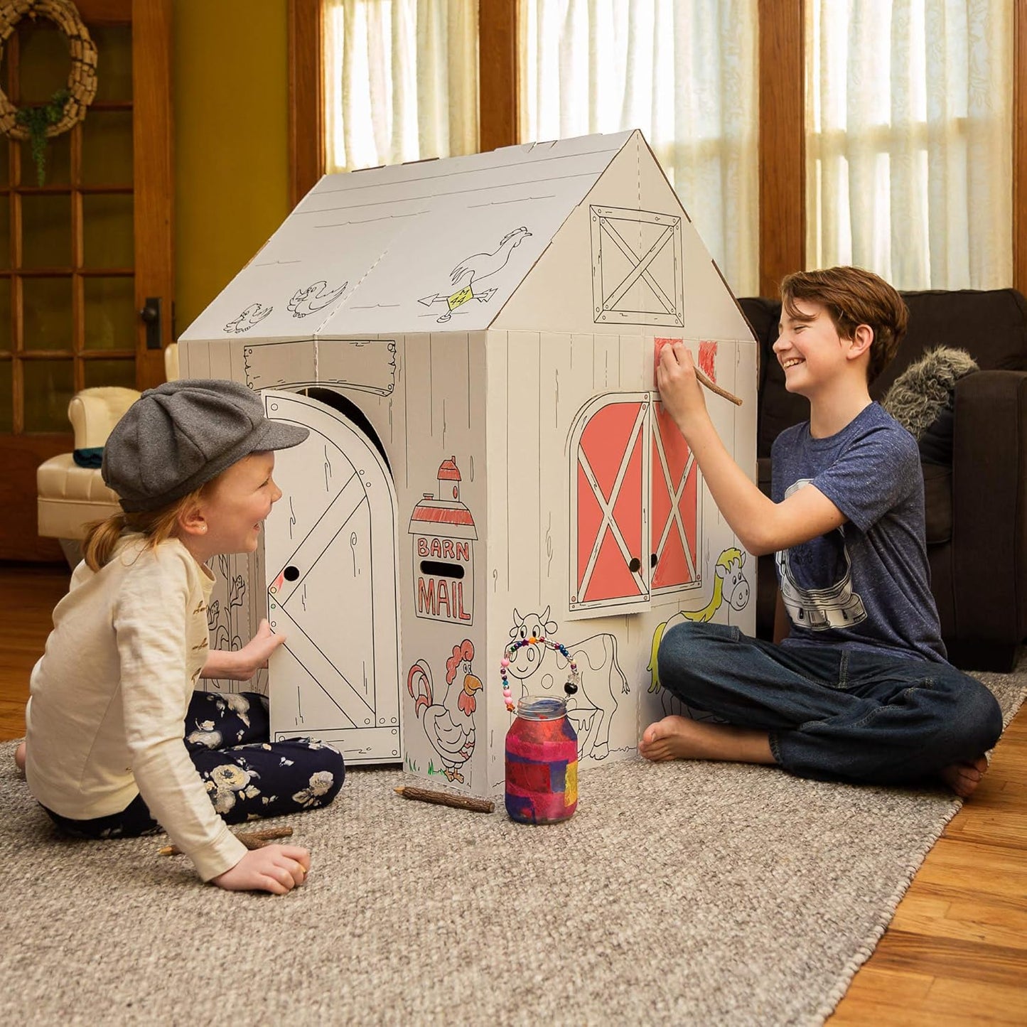 Easy Playhouse Barn