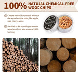 Wood Chips for Cocktail Smoker, Cherry, Apple, Pecan and Pear Tree 4 Pack Smoke Infuser Wood Chips - Gifts-Australia
