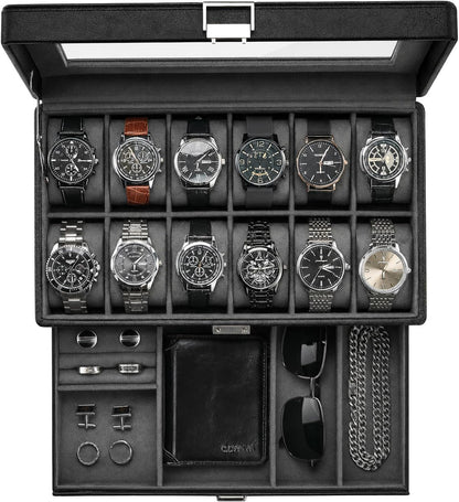 ProCase 12 Slot Watch Box for Men