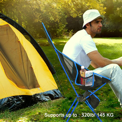 Upgraded Outdoor Camping Chair Portable Lightweight Folding 
