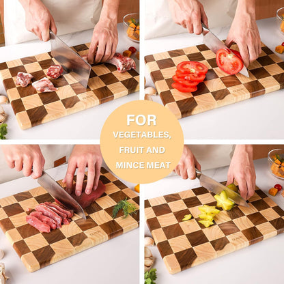 TJ POP End Grain Wooden Chopping Board