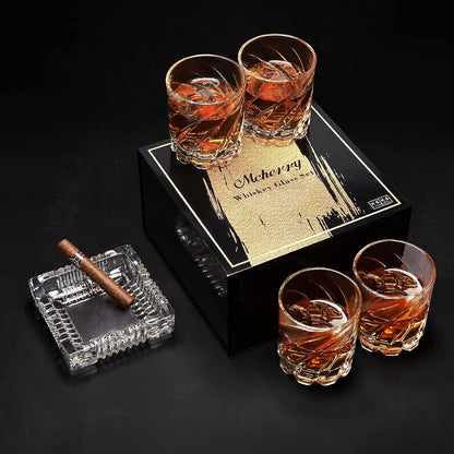 Whiskey Glass Gift Set of 4