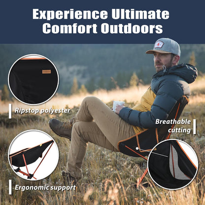 TREKOLOGY YIZI GO Portable Folding Camping Chair for Beach a
