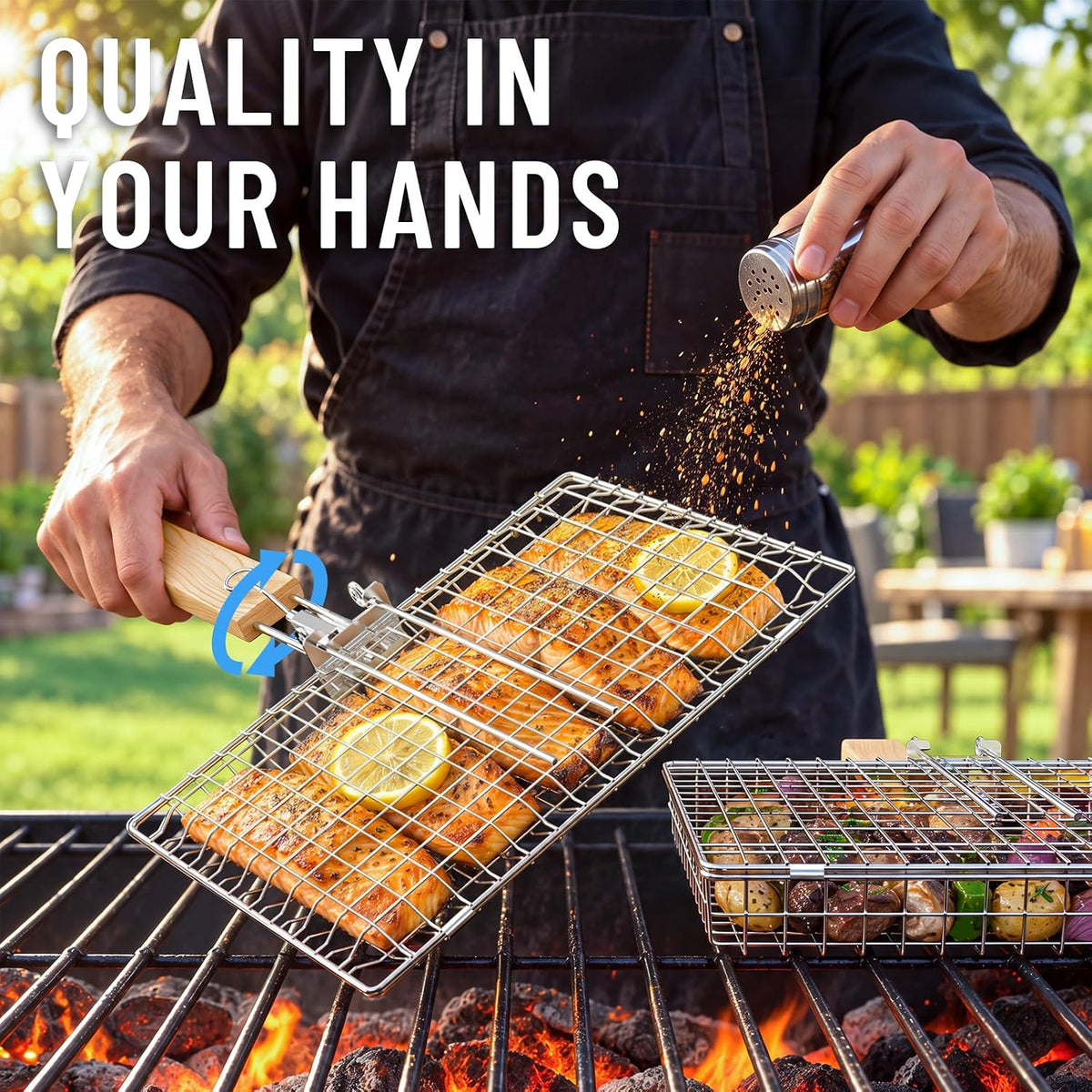 Nesting Grill Baskets Set