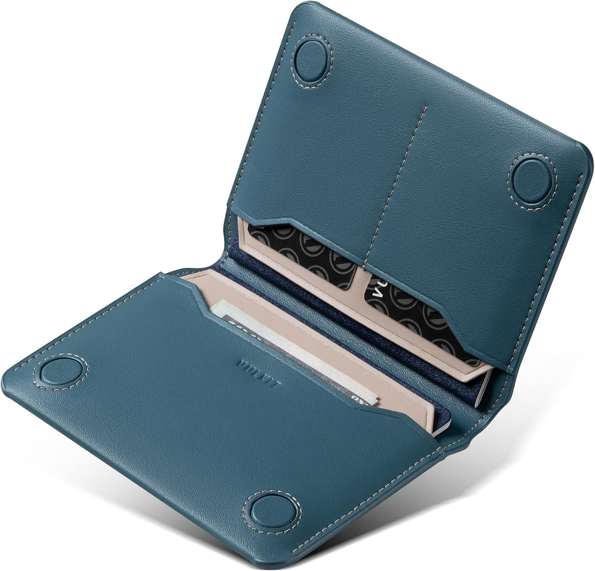 VULKIT Slim Minimalist Passport Wallet RFID Blocking Passpor