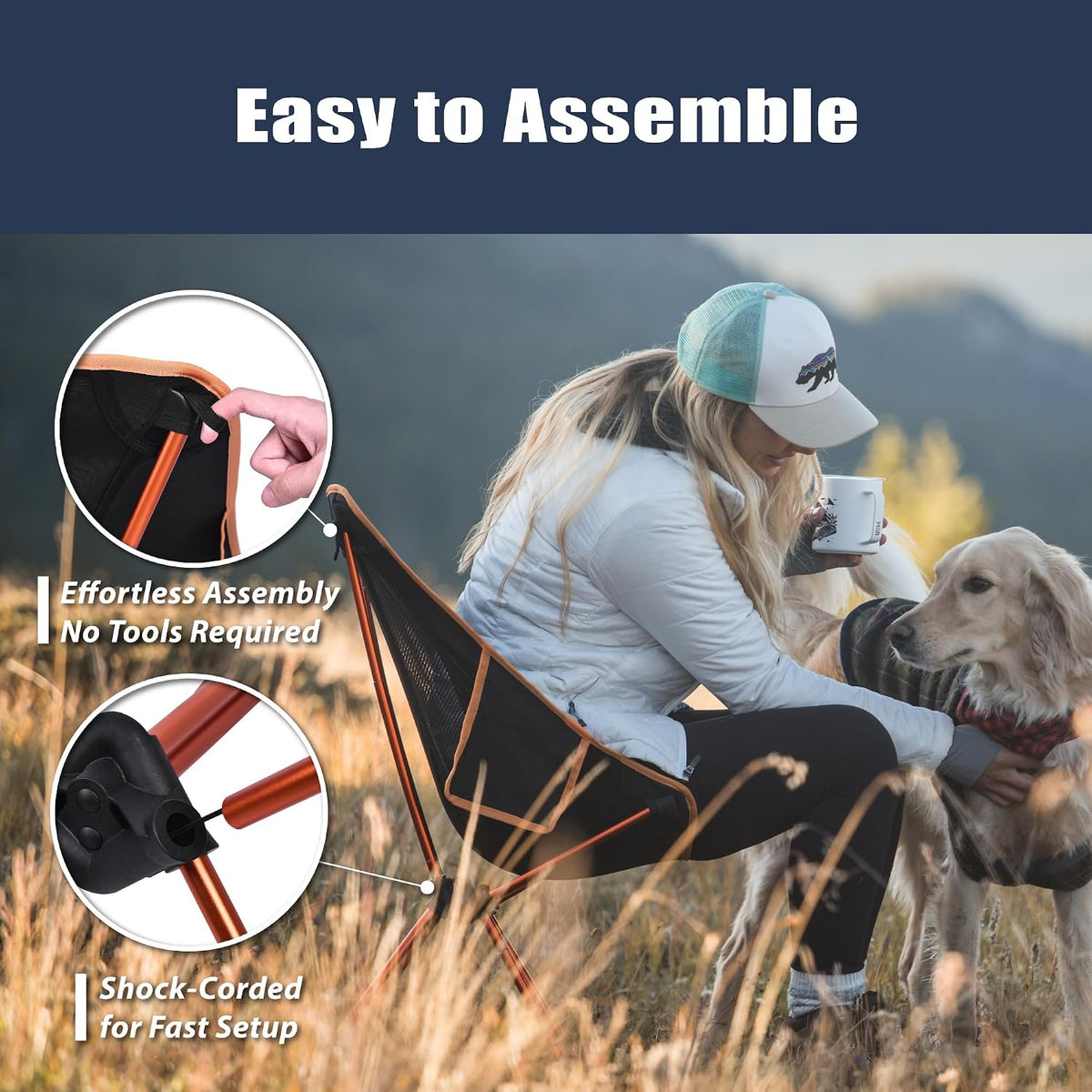 TREKOLOGY YIZI GO Portable Folding Camping Chair for Beach a