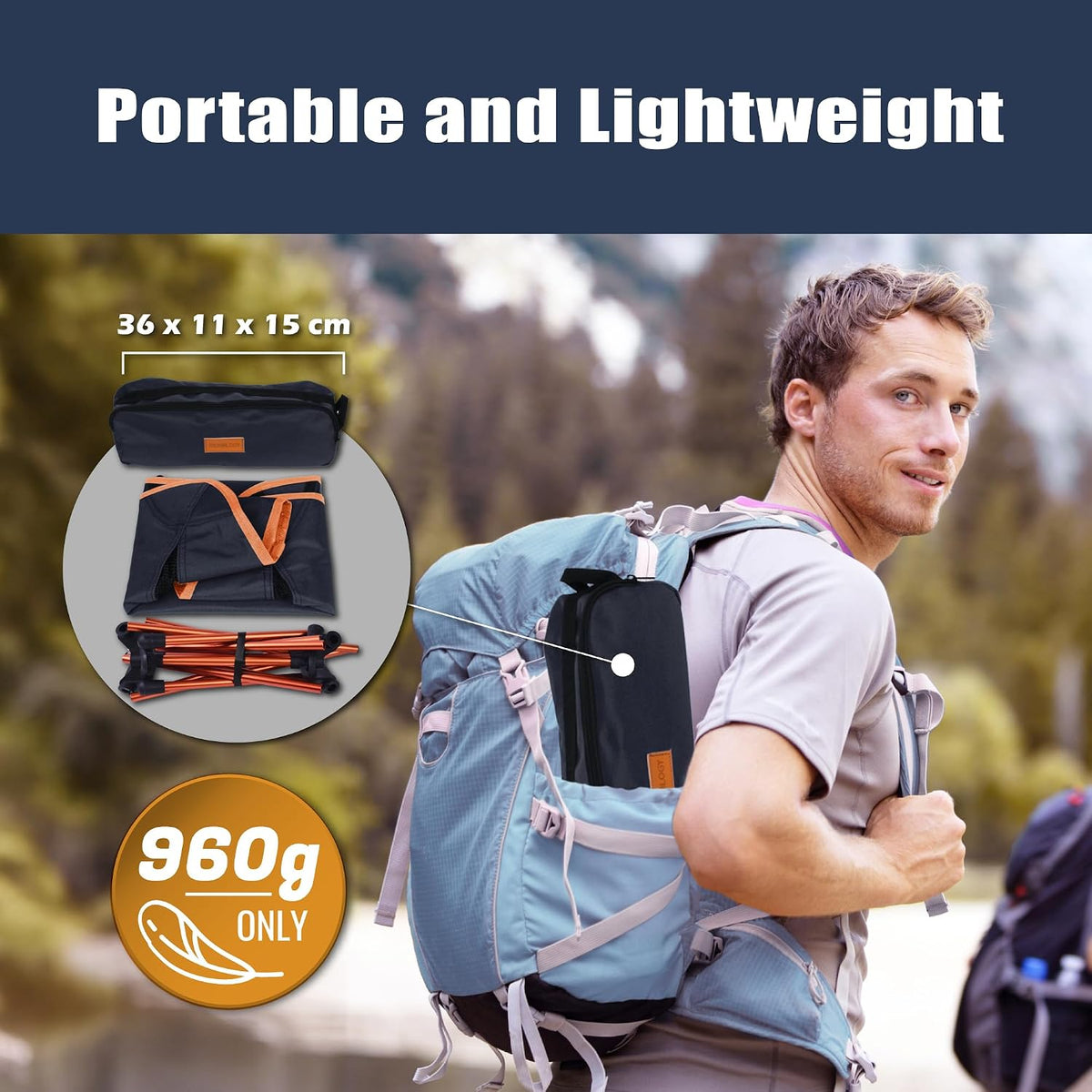 TREKOLOGY YIZI GO Portable Folding Camping Chair for Beach a