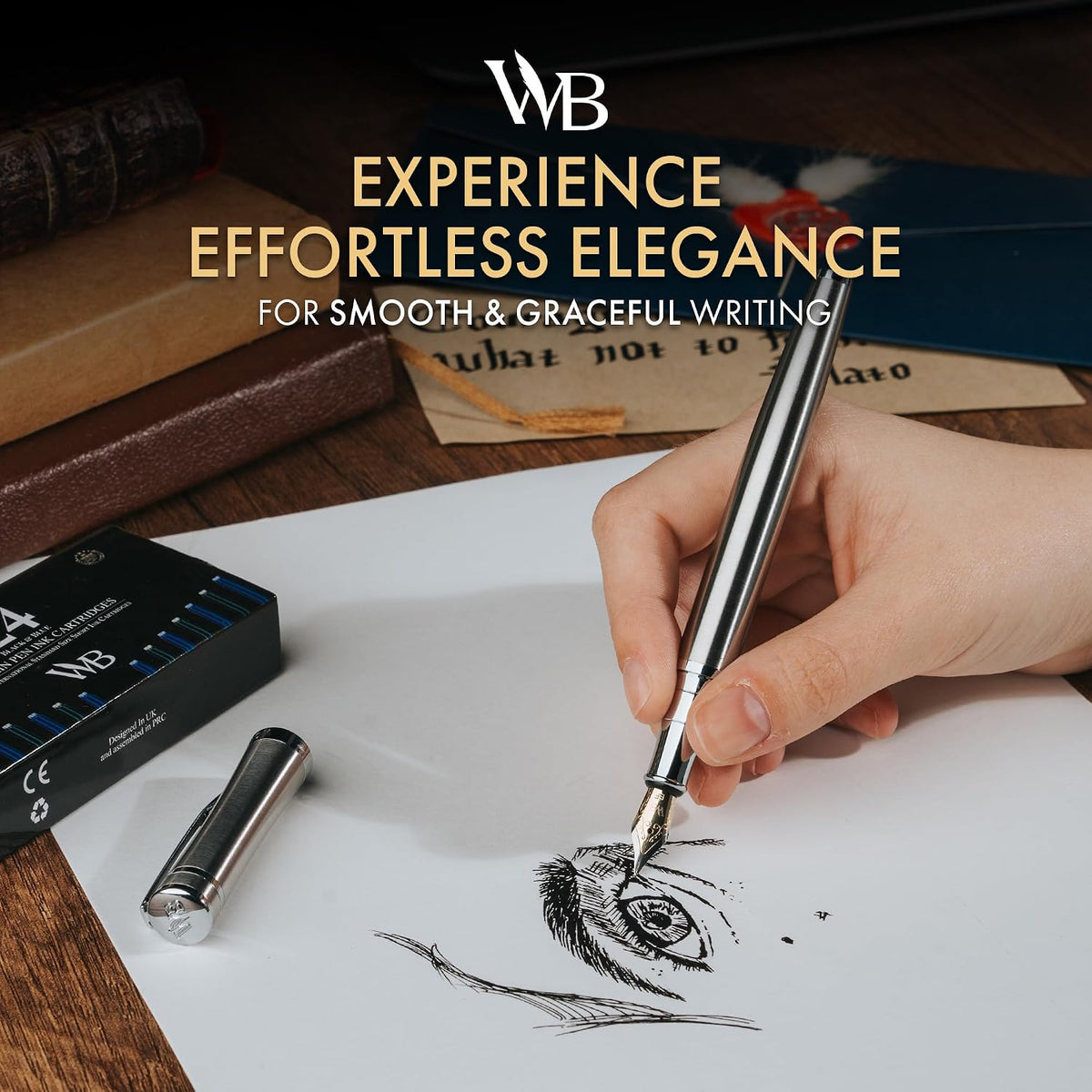 Wordsworth & Black Fountain Pen Set for Writing