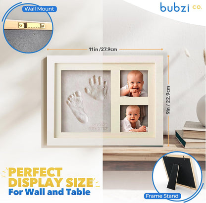 Baby Footprint Kit, Baby Foot and Hand Print Kit, Baby Picture Frame, Hand Print Mold Kit, New Mom Gifts, Baby Newborn Essentials Must Haves, Baby Casting Kit, Baby Shower Gifts