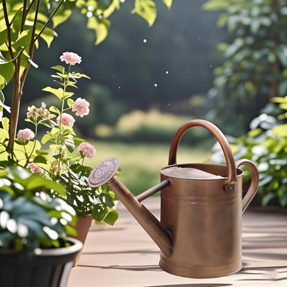 Metal Watering Can for Outdoor and Indoor Plants