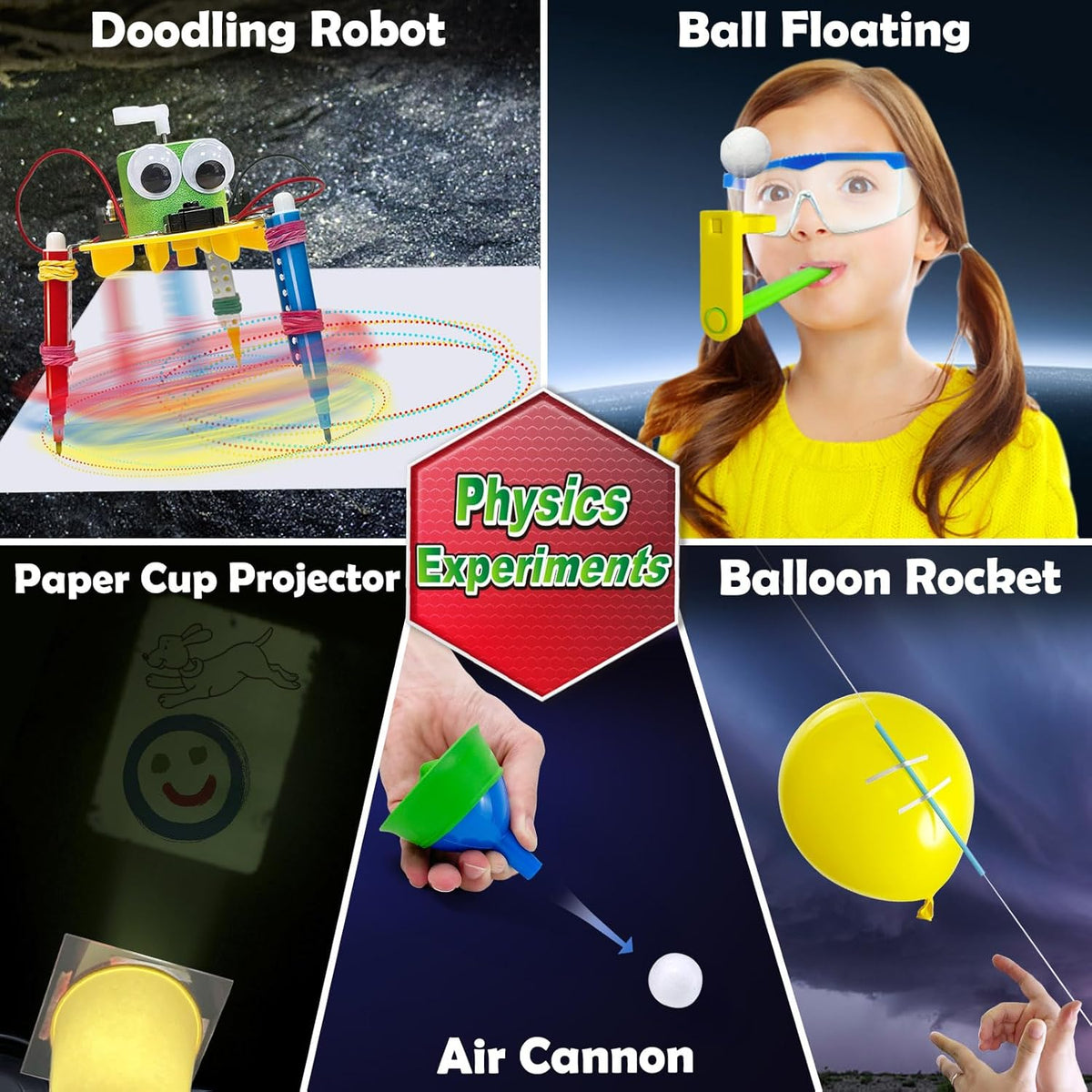 UNGLINGA 150 Experiments Science Kits for Kids