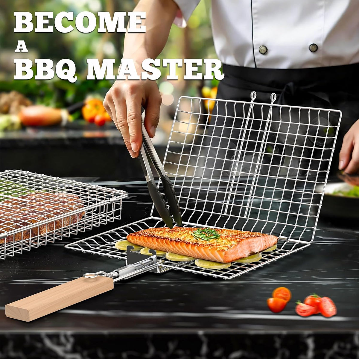 Nesting Grill Baskets Set