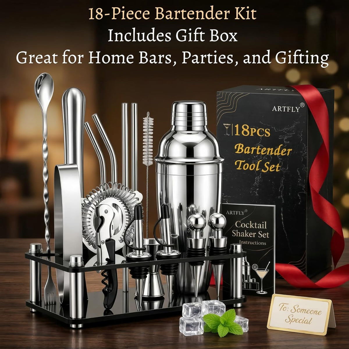 ARTFLY Cocktail Shaker Set