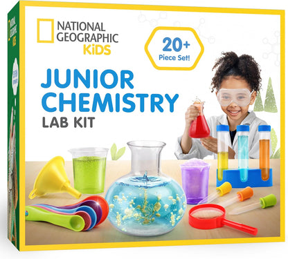 National Geographic Junior Chemistry Set with 50 Experiments