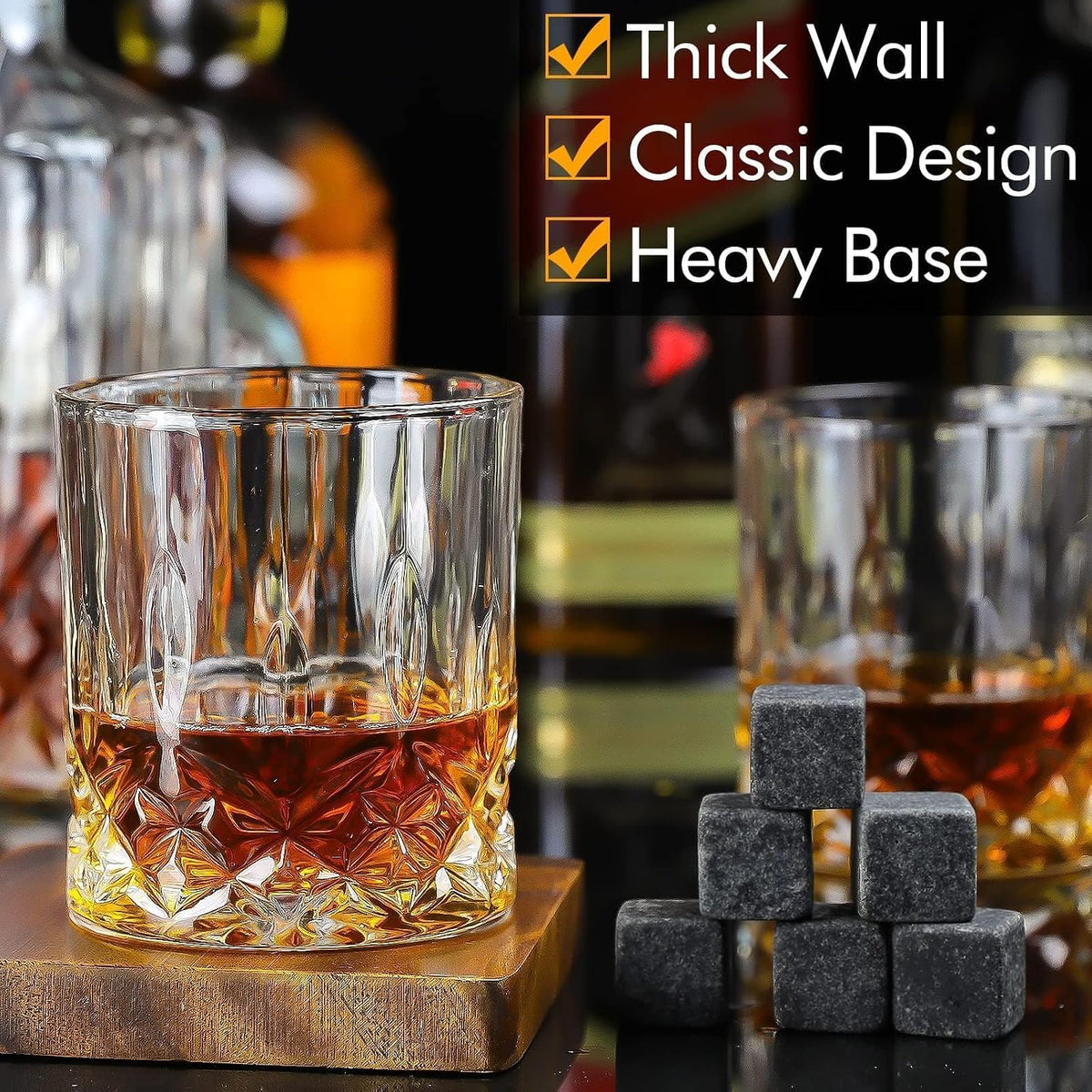 Whiskey Decanter Set for Men