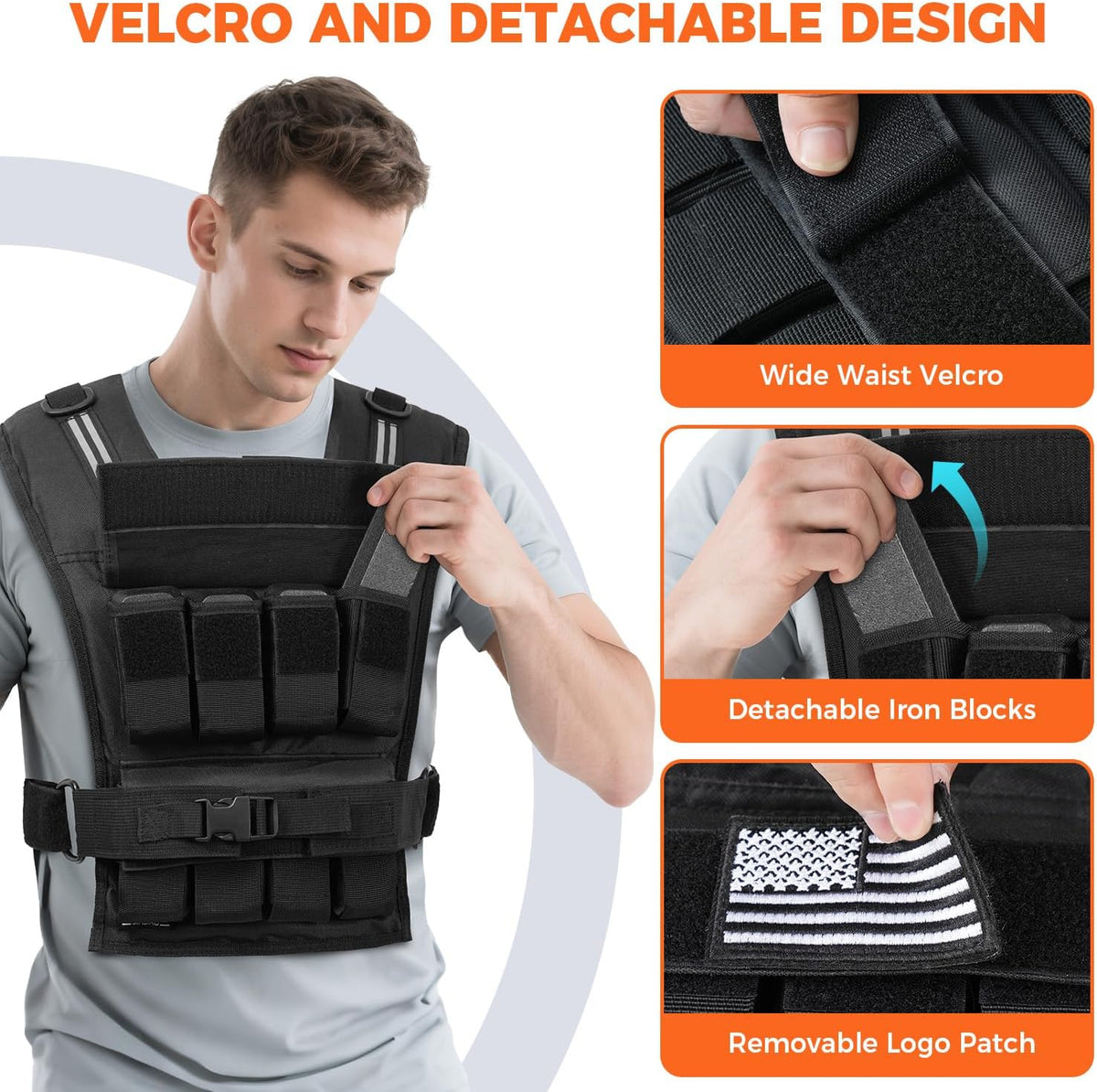 BAGAIL Weighted Vest for Strength Training