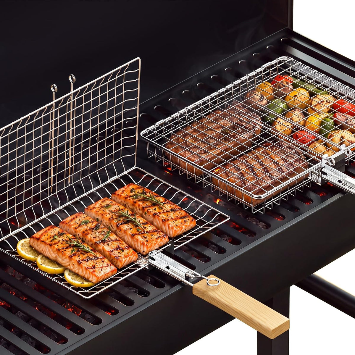 Nesting Grill Baskets Set