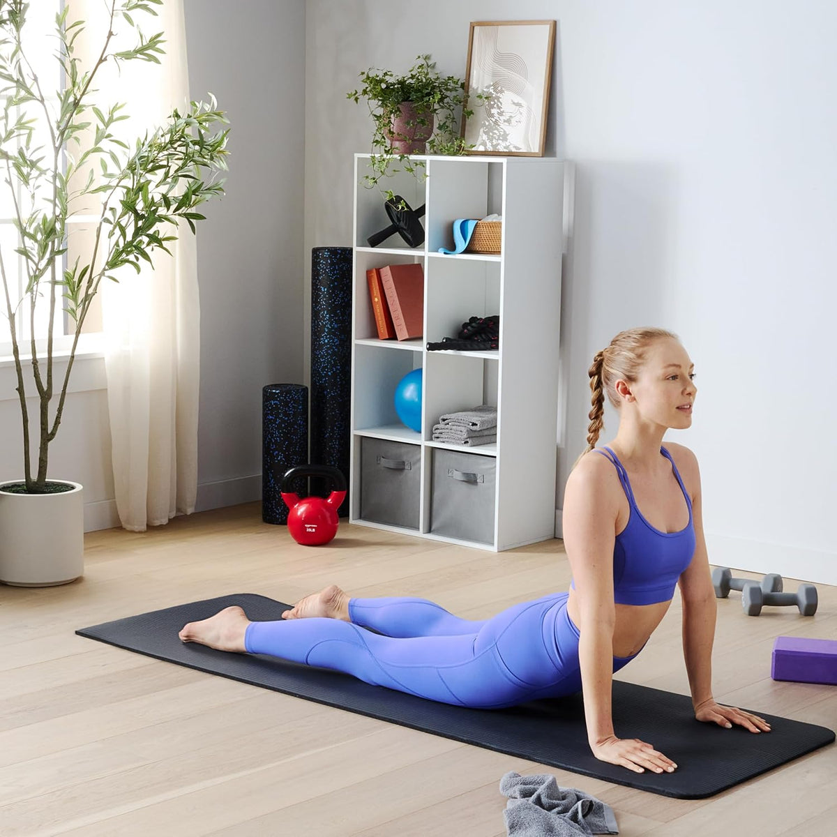 Amazon Basics 12.7mm Extra Thick Exercise Yoga Gym Floor Mat