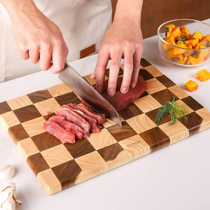 TJ POP End Grain Wooden Chopping Board