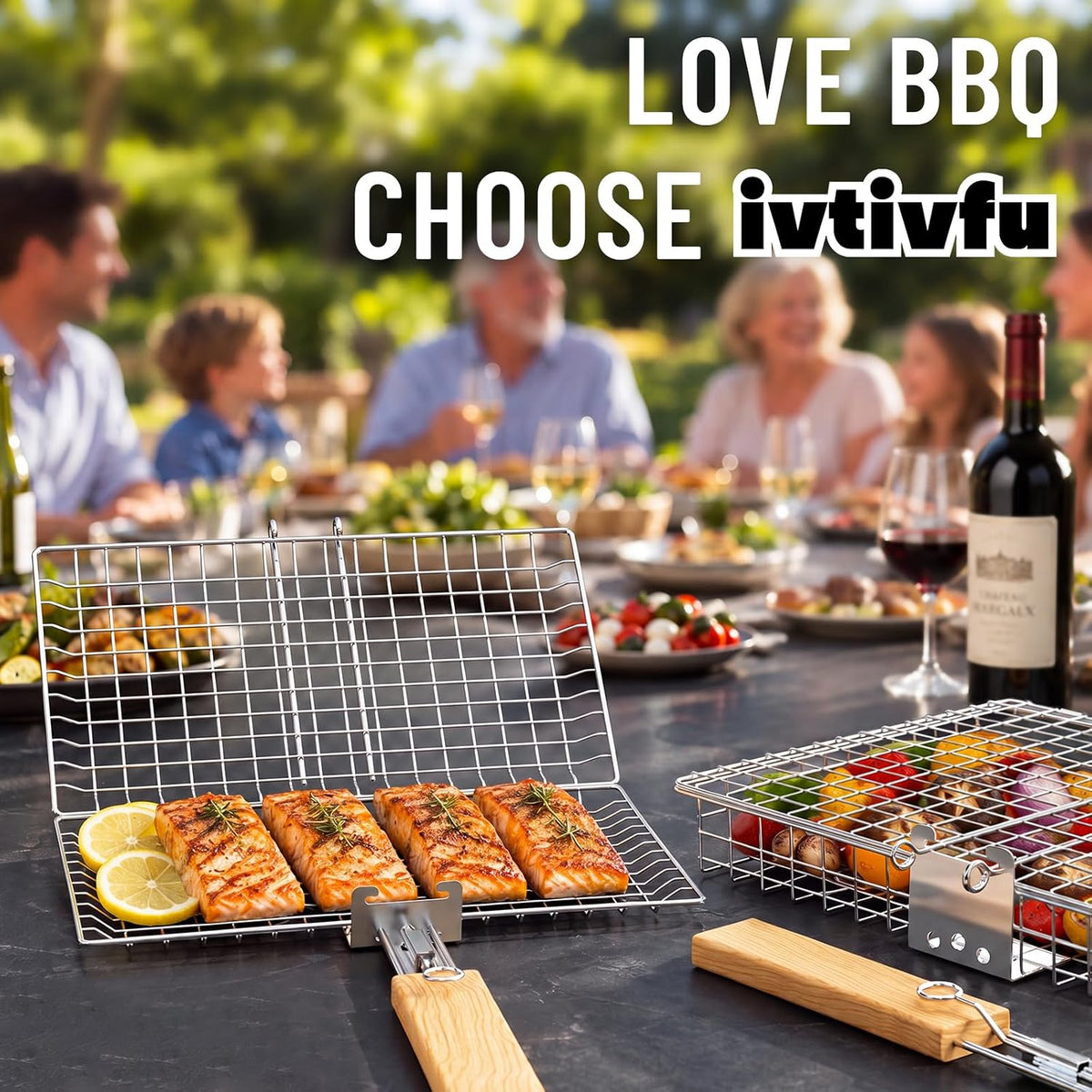 Nesting Grill Baskets Set