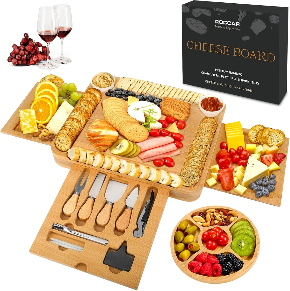 Roccar Christmas Cheese Board Gifts for Women