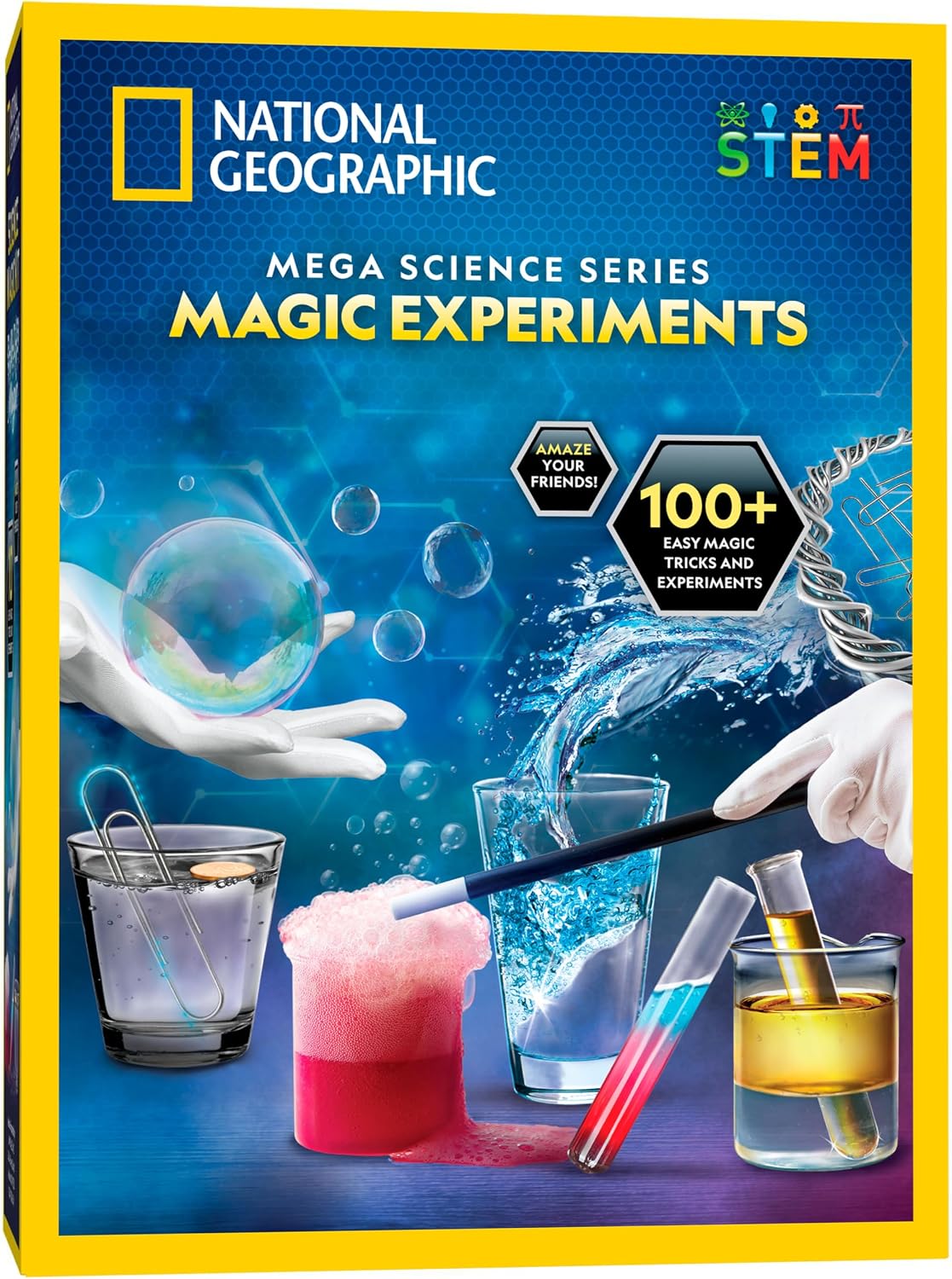 National Geographic Science Magic Kit with 50 Experiments fo