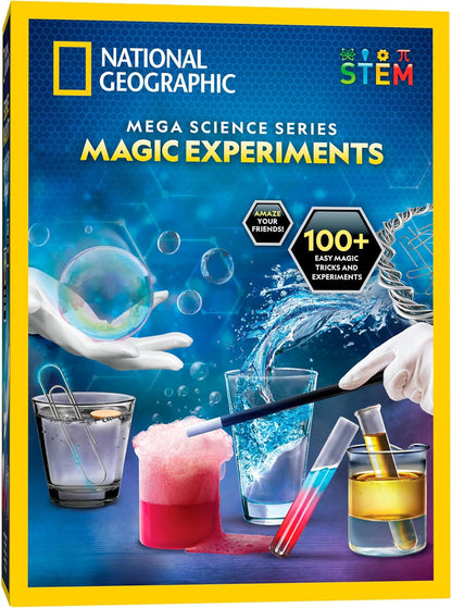 National Geographic Science Magic Kit with 50 Experiments fo