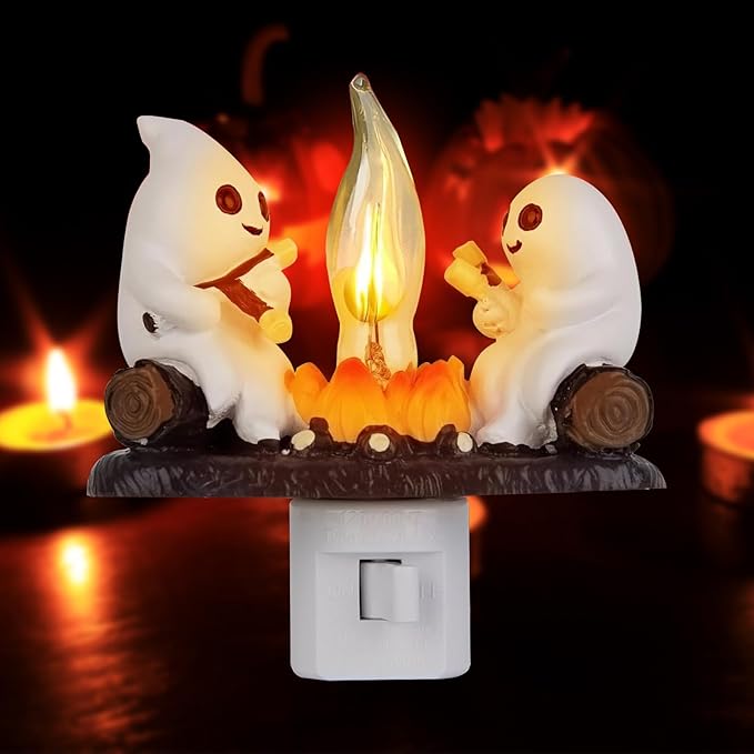 Pumpkin Electronic Candle Light — Flameless Halloween Glow 25