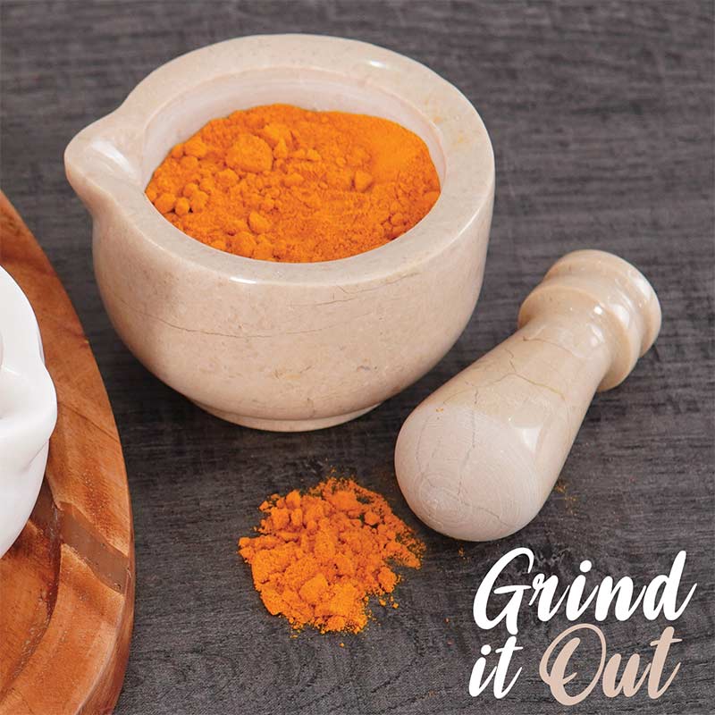 Marble Mortar & Pestle