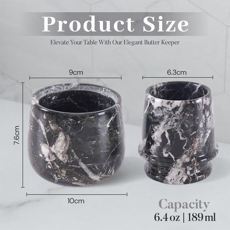 Marble Butter Keeper
