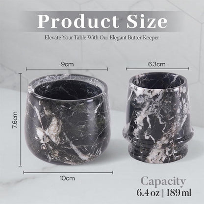 Marble Butter Keeper