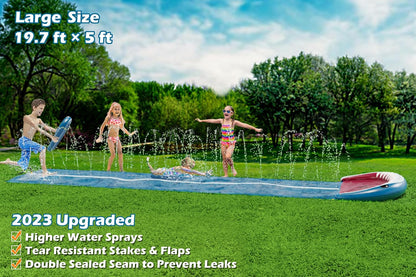 Stargo Shark Twin-Lane Water Slide view 3