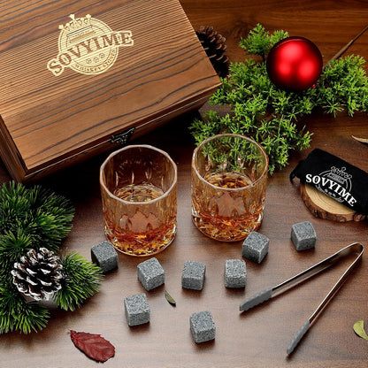 Whisky Stones Glasses Gift Set