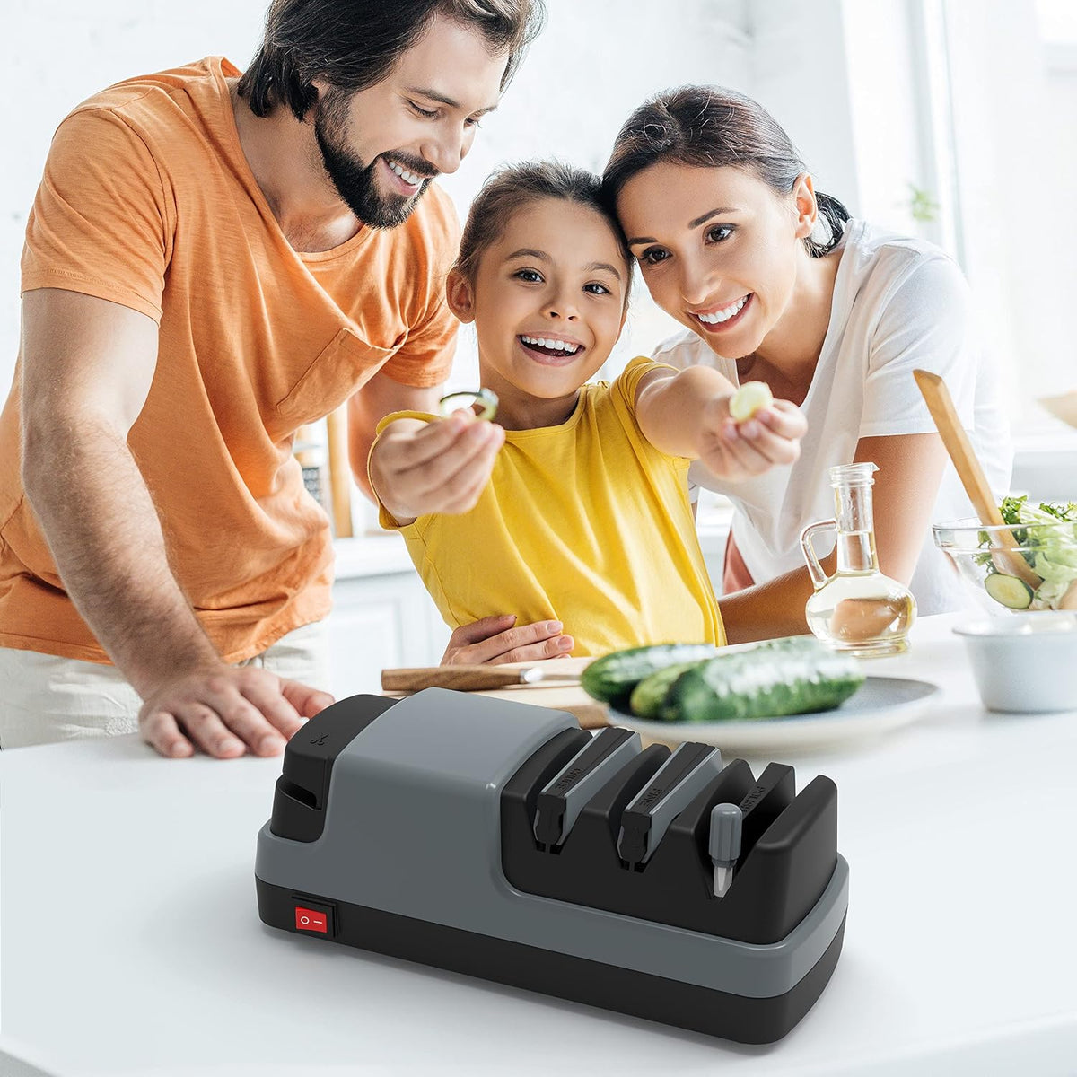 Electric Knife Sharpener- 4 in 1 Electric Knife Sharpeners