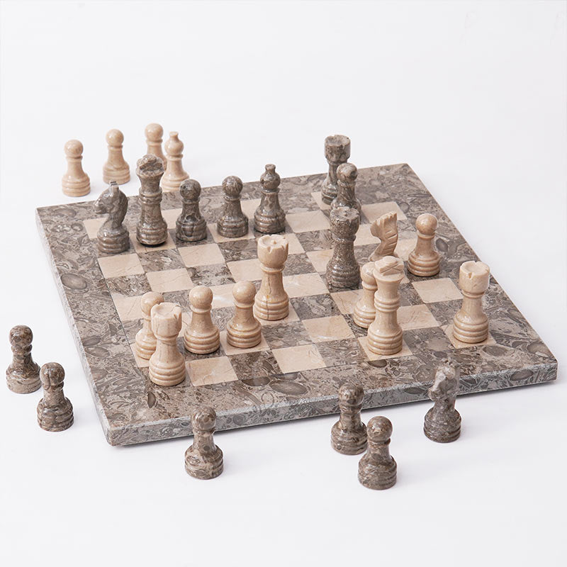 Marble Chess Set 25cm – Oceanic & Verona