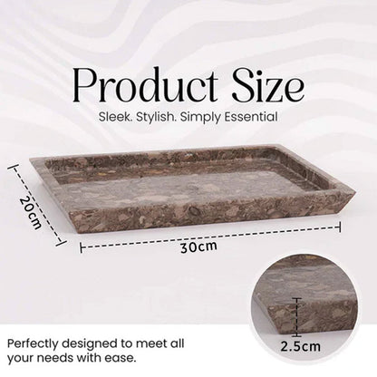 Marble Rectangle Tray