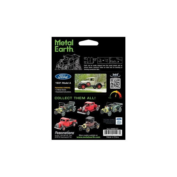 Metal Earth Metal Earth - 1931 Ford Model A – 3D Metal Model Kit