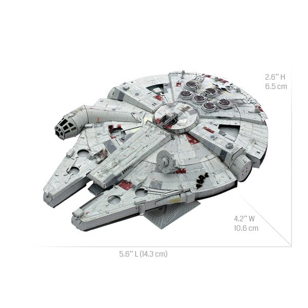 Metal Earth ICONX Millennium Falcon – 3D Metal Model Kit
