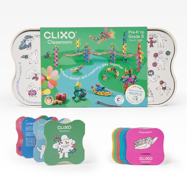 Clixo - Classroom Pack – Magnetic Building Toy