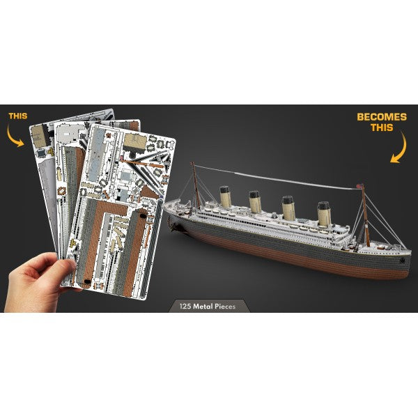 Metal Earth ICONX RMS Titanic – 3D Metal Model Kit