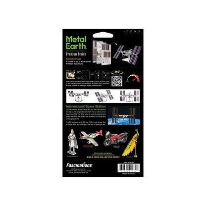 Metal Earth ICONX International Space Station – 3D Metal Model Kit