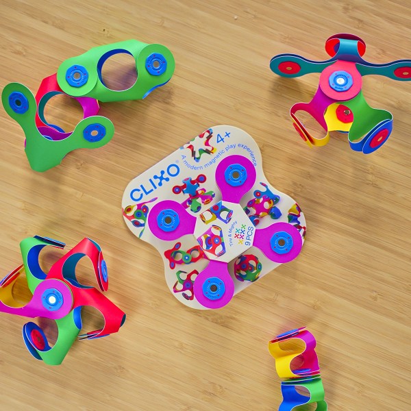 Clixo Tiny & Mighty – Magnetic Building Toy